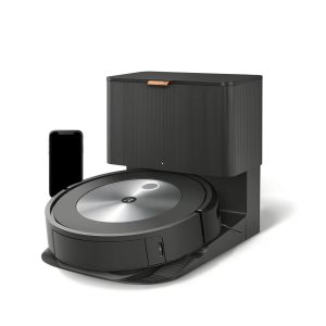iRobot® Wi-Fi® Connected Roomba® j7+ Self-Emptying Robot Vacuum - Identifies and avoids obstacles like pet waste & cords, Empties itself for 60 days, Smart Mapping, Works with Alexa, Ideal for Pet Hair