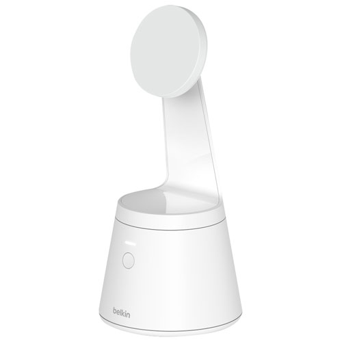 Belkin Face Tracking MagSafe Compatible Phone Mount for iPhone 14/13/ 12 - White