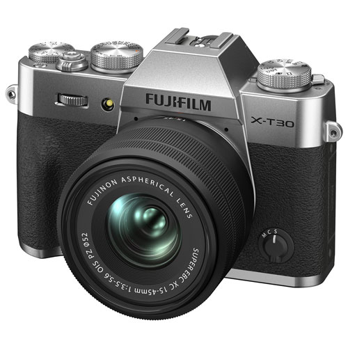 Fujifilm X-T30 II Mirrorless Camera with 15-45mm Lens Kit - Silver - Image 5