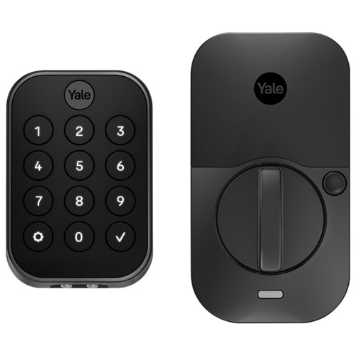 Yale Assure Lock 2 Key Wi-Fi Smart Lock - Black Suede